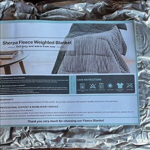 Sherpa weighted blanket